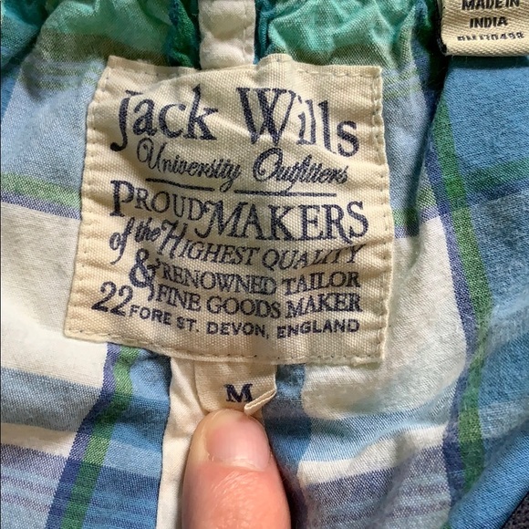 JACK WILLS TRAVEL ELASTIC SHORTS PLAID - Medium - Picture 5 of 5